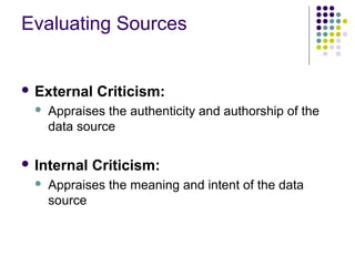Historical Methodology | PPT