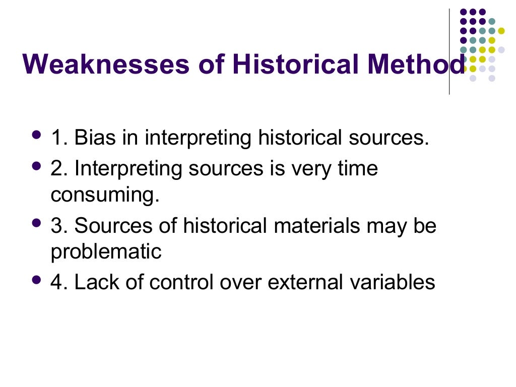 Historical thesis methodology picture