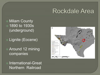 Historical Mining in Texas and the Abandoned Mine Land Program Slide 40