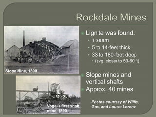 Historical Mining in Texas and the Abandoned Mine Land Program Slide 41