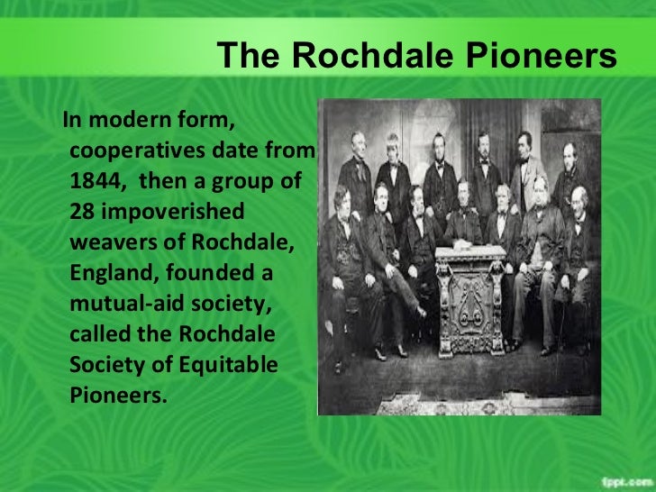 Historical Perspective of the Cooperative Movement