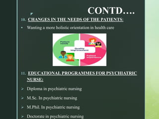 Historical perspectives and trends of mental health nursing | PDF