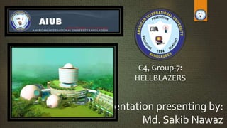 Presentation presenting by:
Md. Sakib Nawaz
C4, Group-7:
HELLBLAZERS
 