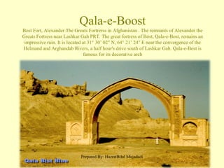 historical-places-in-afganistan-ppt