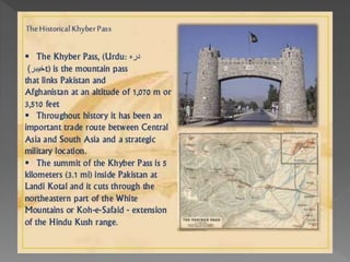 Historical places in pakistan A presentation By Mr Allah Dad Khan | PPTX