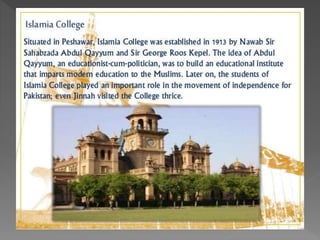 Historical places in pakistan A presentation By Mr Allah Dad Khan | PPTX