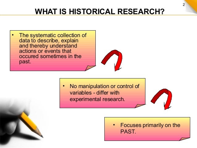 definition of historical research by authors