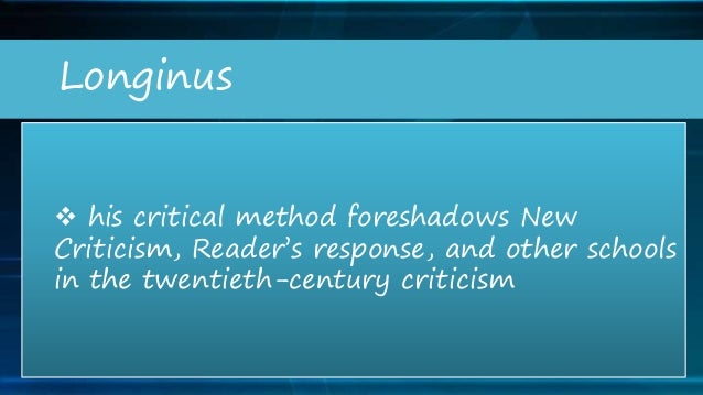 historical survey of literary criticism historical literary criticism