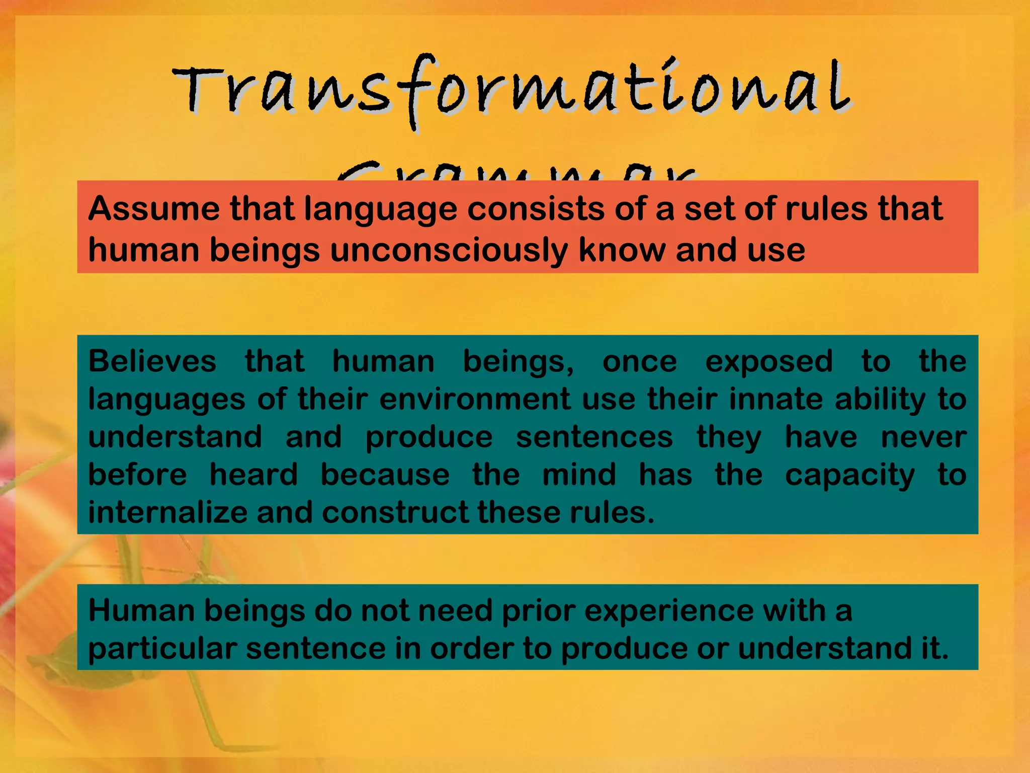 Historical theories of language development | PPT