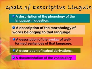 Late Descriptive Language Historical theories of language development | PPT