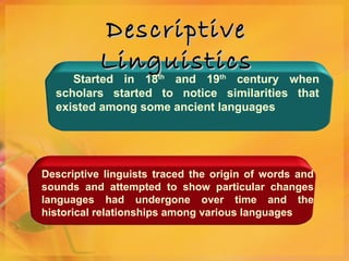 Historical Language Historical theories of language development | PPT