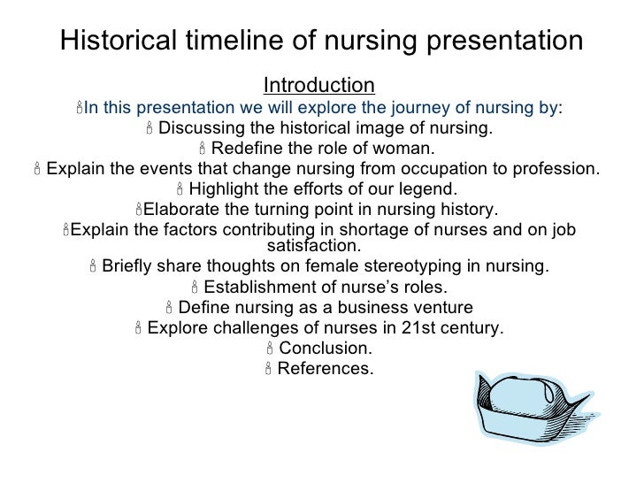 Historical timeline of nursing presentation