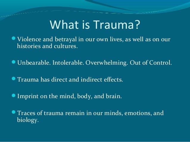 The Empire Of Trauma Analysis The Empire Of Trauma Analysis