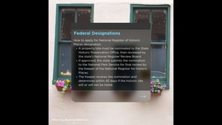 Historic Designations 101