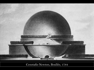 Cenotafio Newton, Boullée, 1784 
