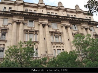 Palacio de Tribunales, 1928 