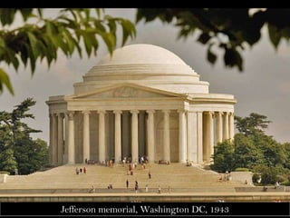 Jefferson memorial, Washington DC, 1943 
