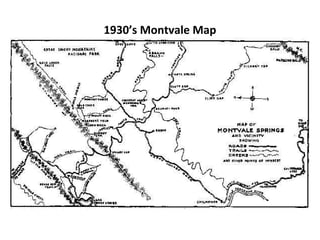 1930’s Montvale Map 