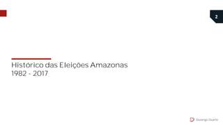2
Durango Duarte
Histórico das Eleições Amazonas
1982 - 2017
 