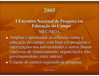 Historico Educação do Campo