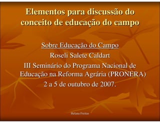 Historico Educação do Campo