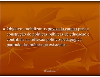 Historico Educação do Campo