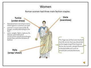 roman stola pattern