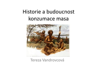 Historie a budoucnost
konzumace masa
Tereza Vandrovcová
 