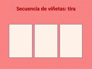 Secuencia de viñetas: tira
 