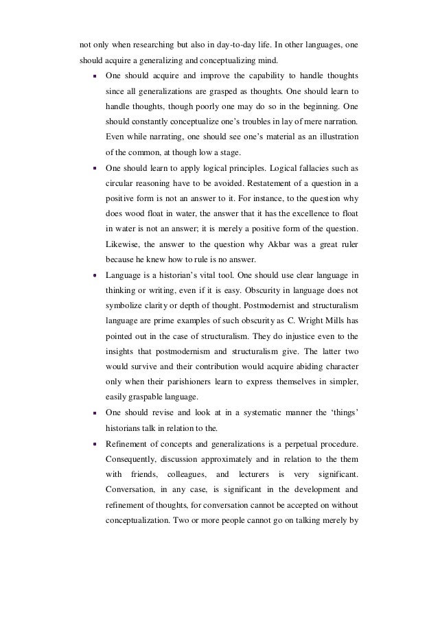 Historiographic Essays historiographic essay