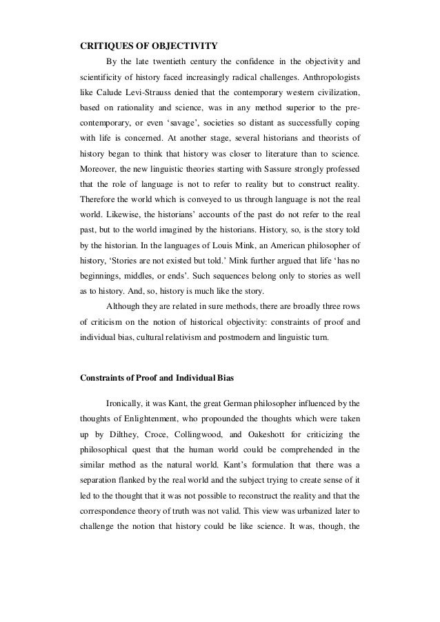 Historiographic essay example