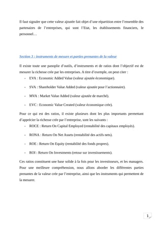 L'organisation et la création de richesse | PDF