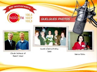 Historique de la radio Bellechasse-Etchemins - Passion FM