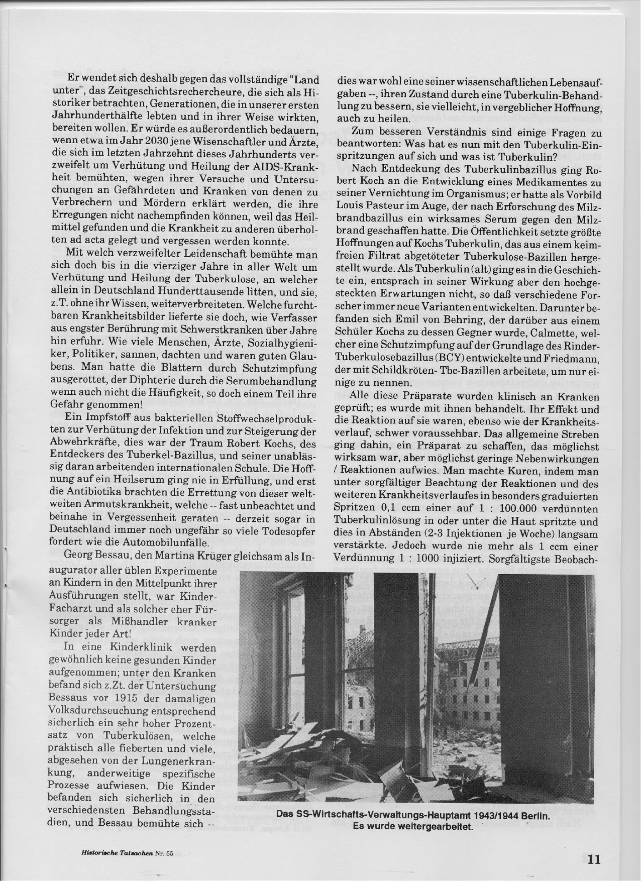 Historische tatsachen   nr. 55 - udo walendy - diffamierte medizin im dritten reich (1992, 40 s., scan)