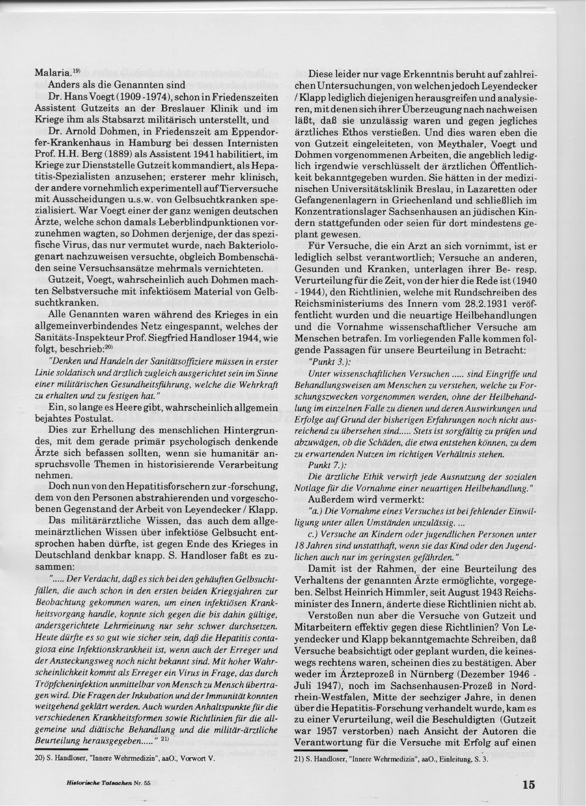 Historische tatsachen   nr. 55 - udo walendy - diffamierte medizin im dritten reich (1992, 40 s., scan)