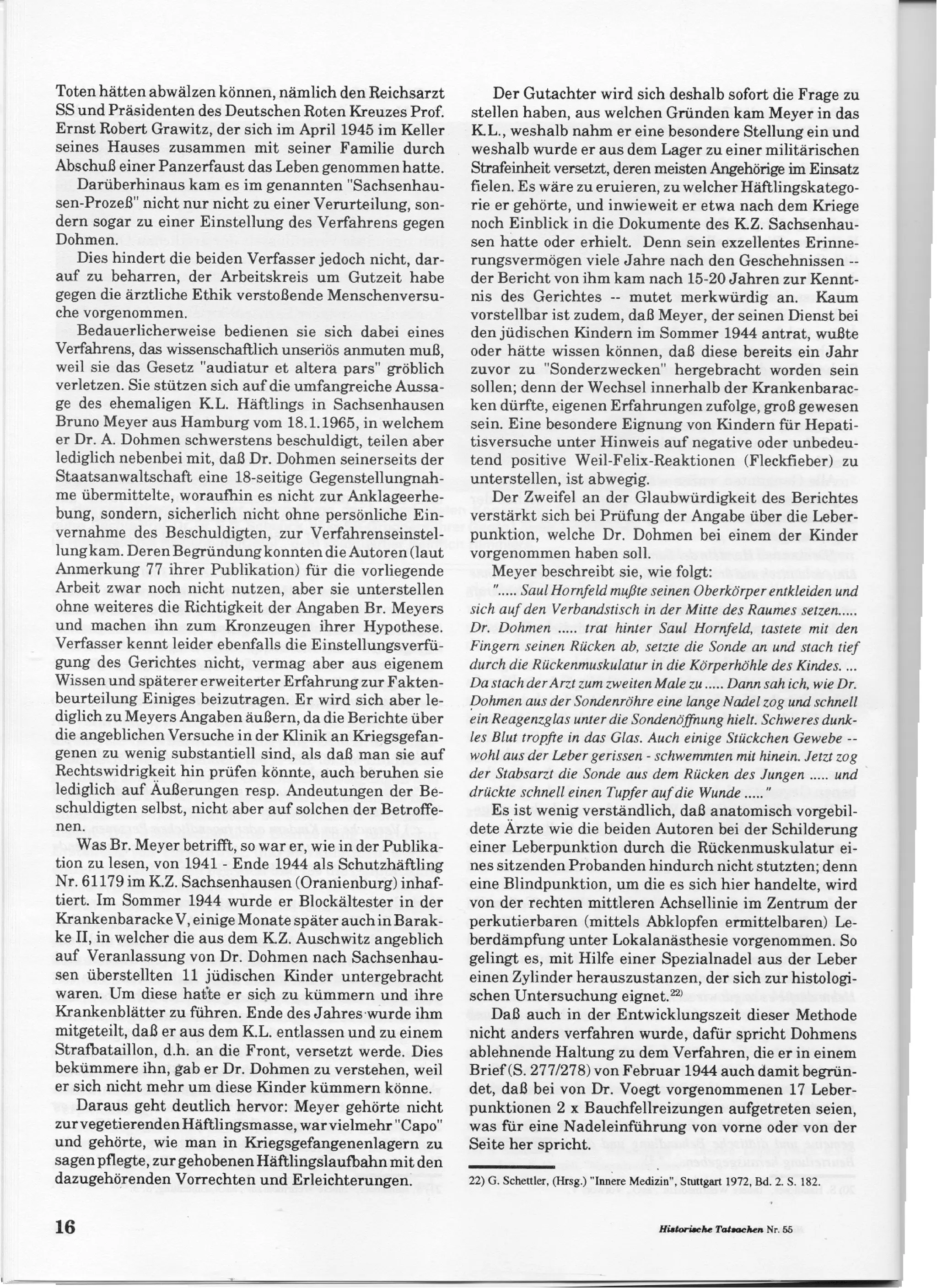Historische tatsachen   nr. 55 - udo walendy - diffamierte medizin im dritten reich (1992, 40 s., scan)