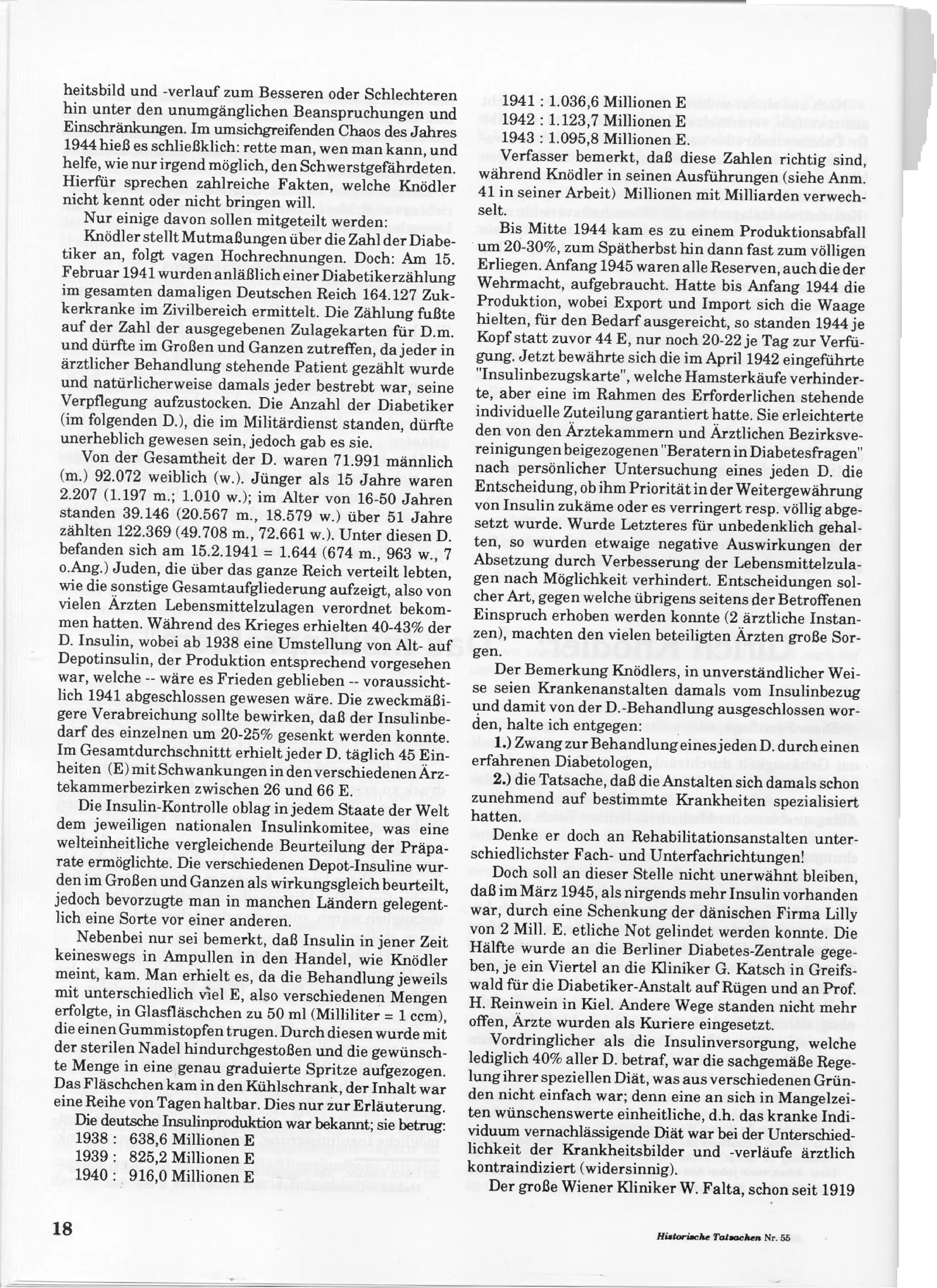 Historische tatsachen   nr. 55 - udo walendy - diffamierte medizin im dritten reich (1992, 40 s., scan)