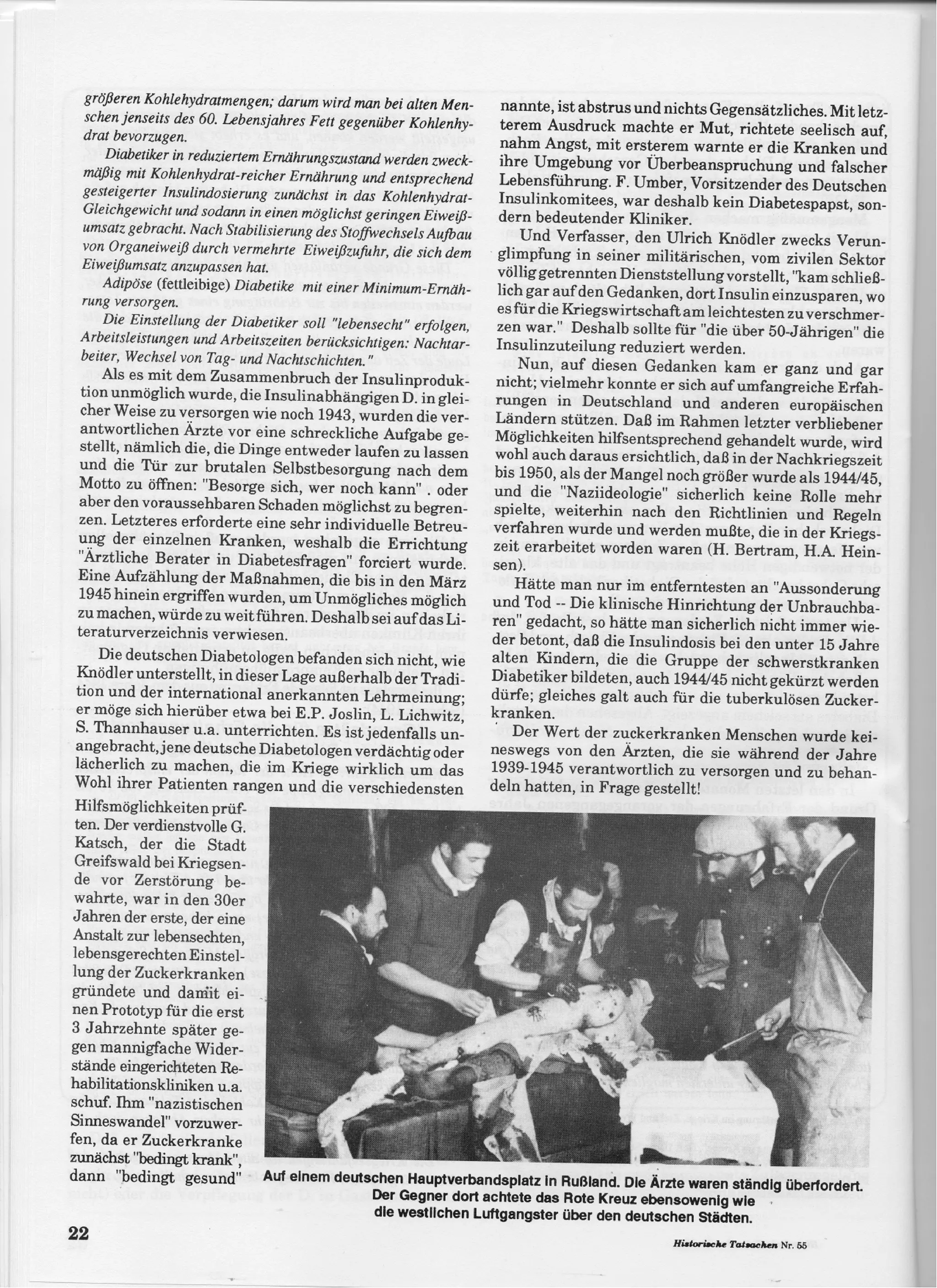 Historische tatsachen   nr. 55 - udo walendy - diffamierte medizin im dritten reich (1992, 40 s., scan)