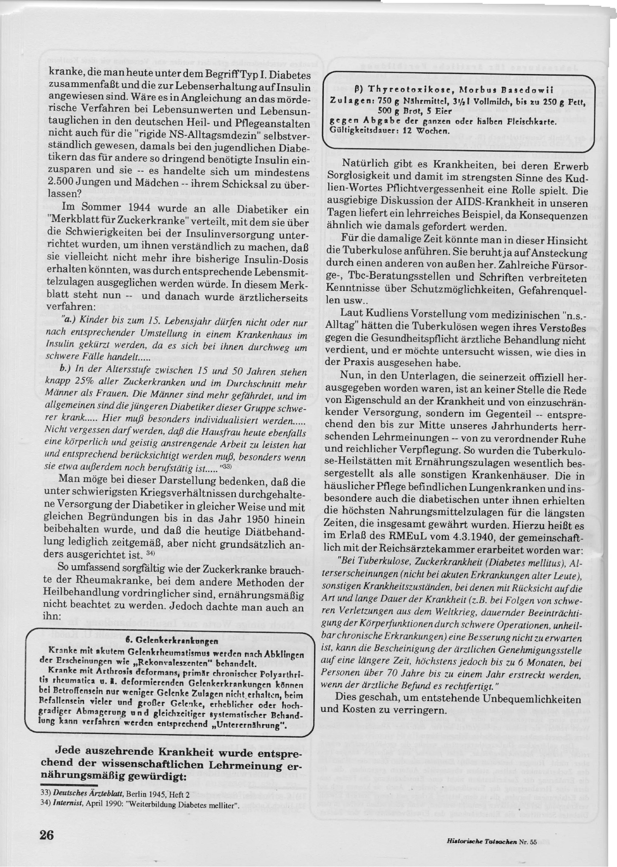 Historische tatsachen   nr. 55 - udo walendy - diffamierte medizin im dritten reich (1992, 40 s., scan)