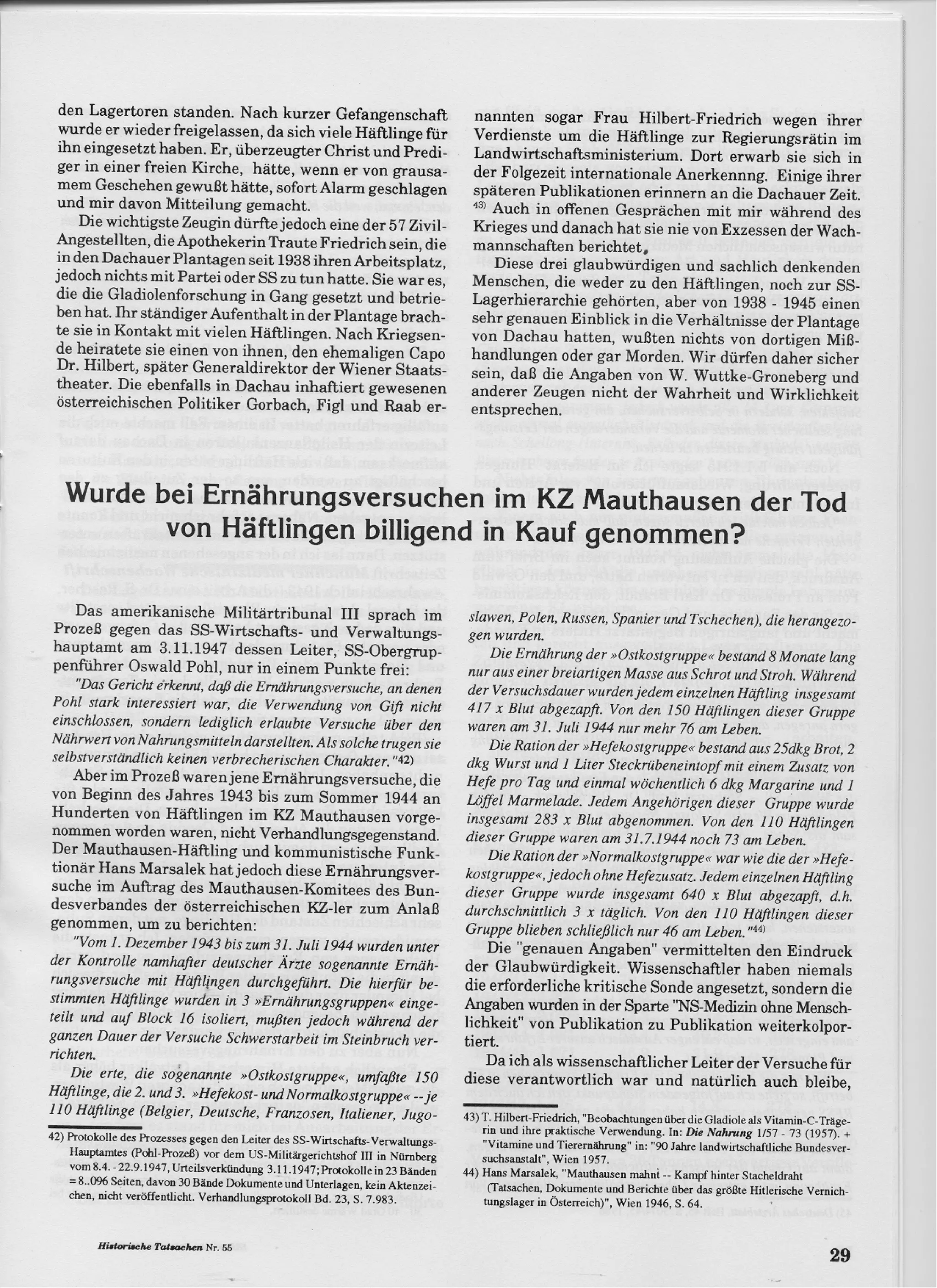 Historische tatsachen   nr. 55 - udo walendy - diffamierte medizin im dritten reich (1992, 40 s., scan)