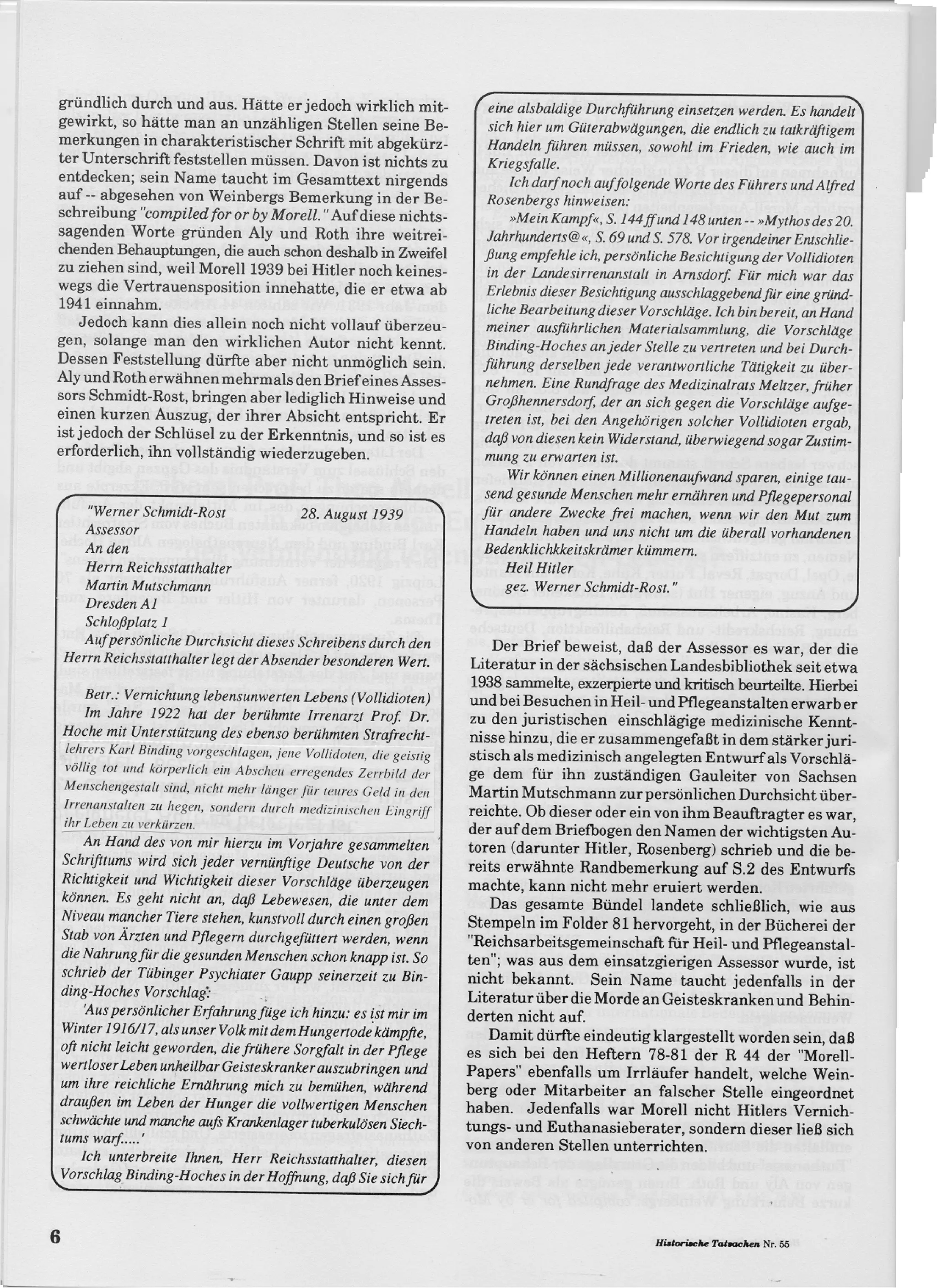 Historische tatsachen   nr. 55 - udo walendy - diffamierte medizin im dritten reich (1992, 40 s., scan)