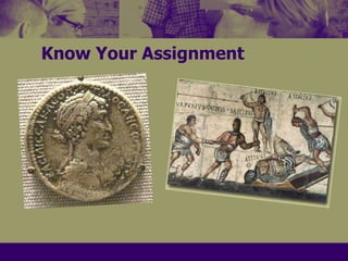 Know Your Assignment