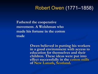 History of the Cooperative Movement | PPT