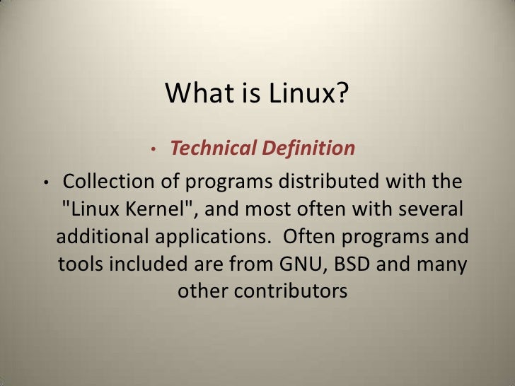 Linux and its fundamentals