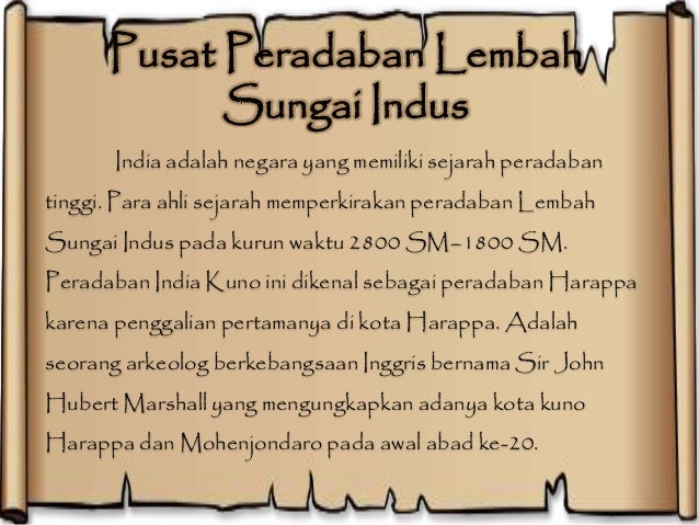 Peradaban Lembah Sungai Indus