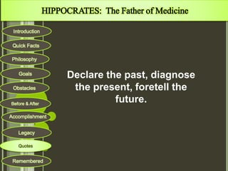 Hippocrates ( with Activity and Quiz) | PPTX