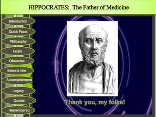 Hippocrates Problem Example Hippocrates ( with Activity and Quiz) | PPTX