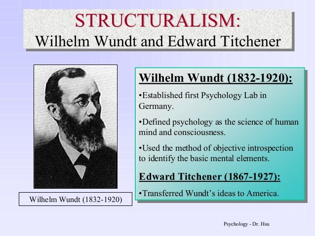 Wundt And Miller s Theory Of Psychology