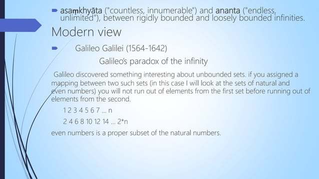 History of infinity | PPTX