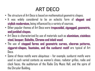 ART DECO
 